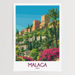 Malaga Souvenir Poster Print