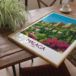 Malaga Vintage Style Print
