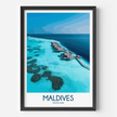 Maldives Minimalist Wall Art