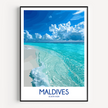 Maldives Souvenir Poster Print