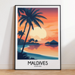 Maldives Travel Memory Gift