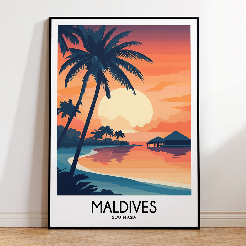 Maldives Travel Memory Gift