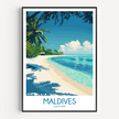 Maldives Travel Memory Gift
