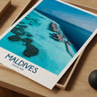 Maldives Vintage Style Print