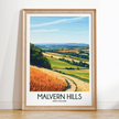 Malvern Hills Scenic Landscape Art