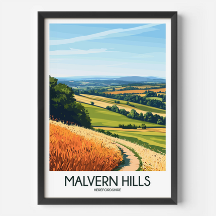 Malvern Hills Souvenir Poster Print