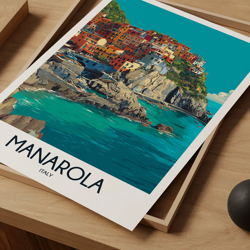 Manarola Destination Art Gift