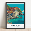 Manarola Minimalist Wall Art