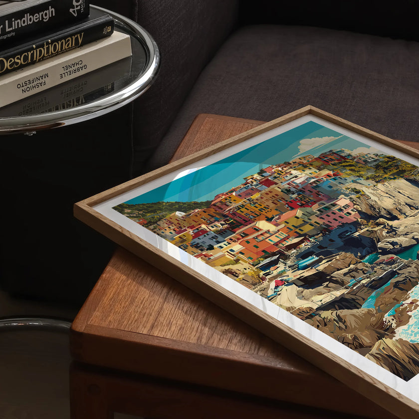 Manarola Modern Travel Poster
