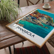 Manarola Retro Travel Illustration