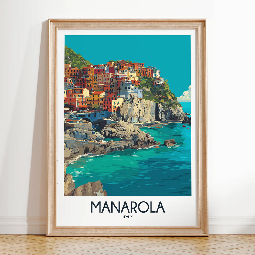 Manarola Souvenir Poster Print