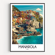 Manarola Souvenir Poster Print