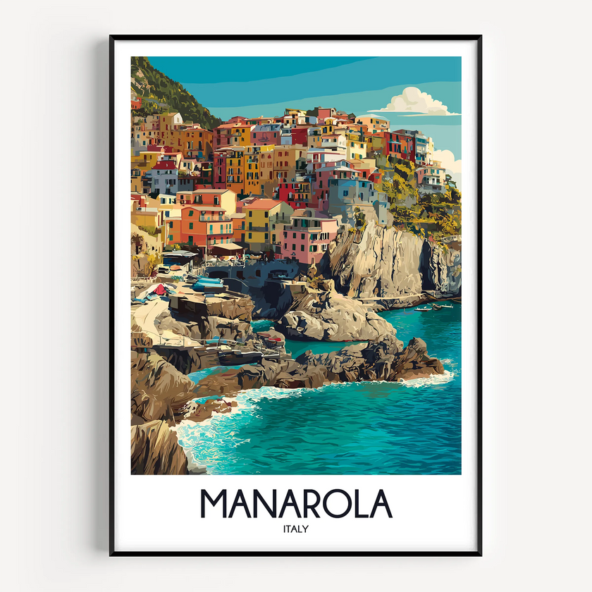 Manarola Souvenir Poster Print