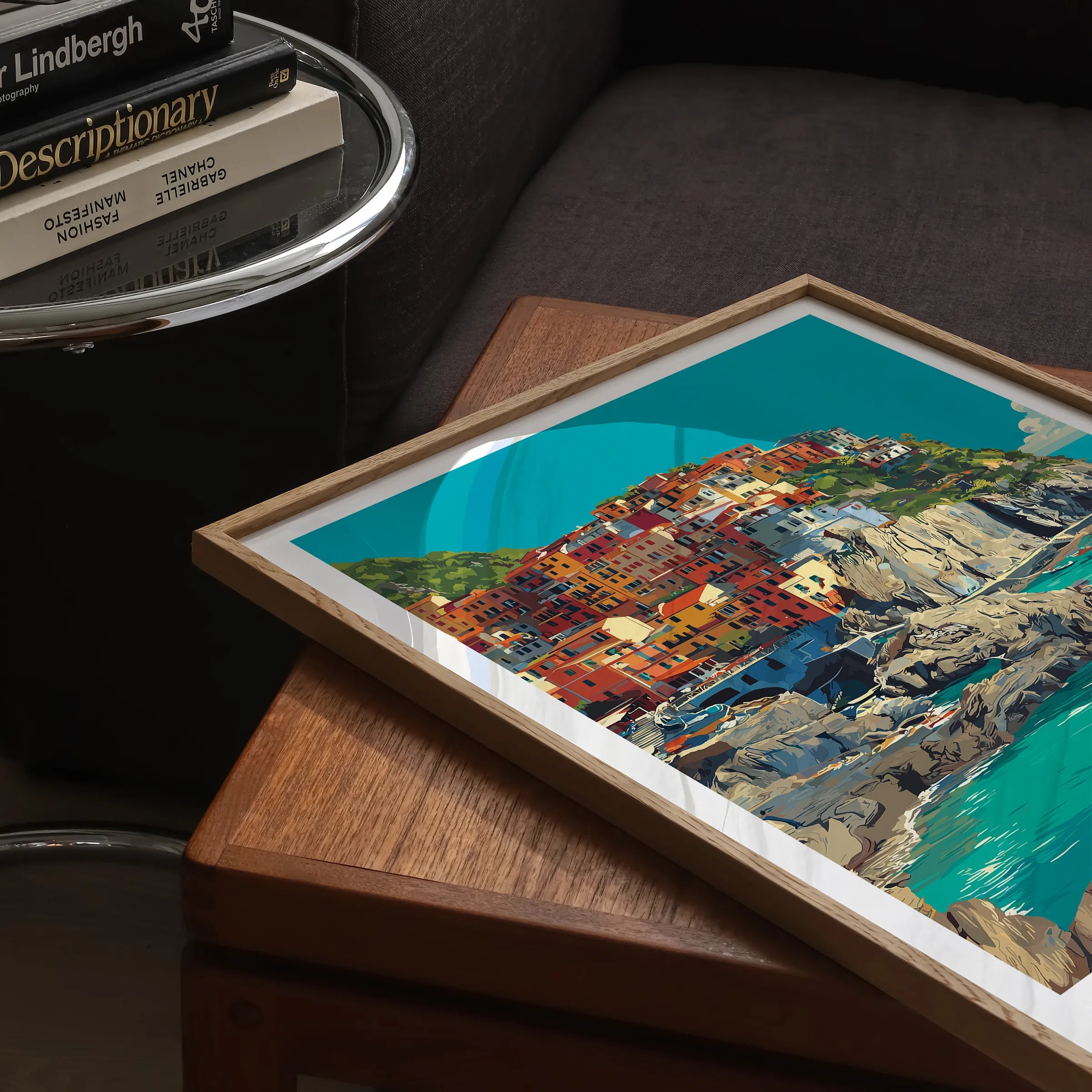 Manarola Vintage Style Print