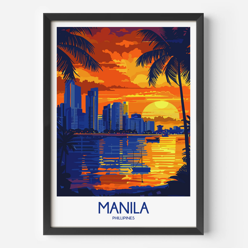Manila Destination Art Gift