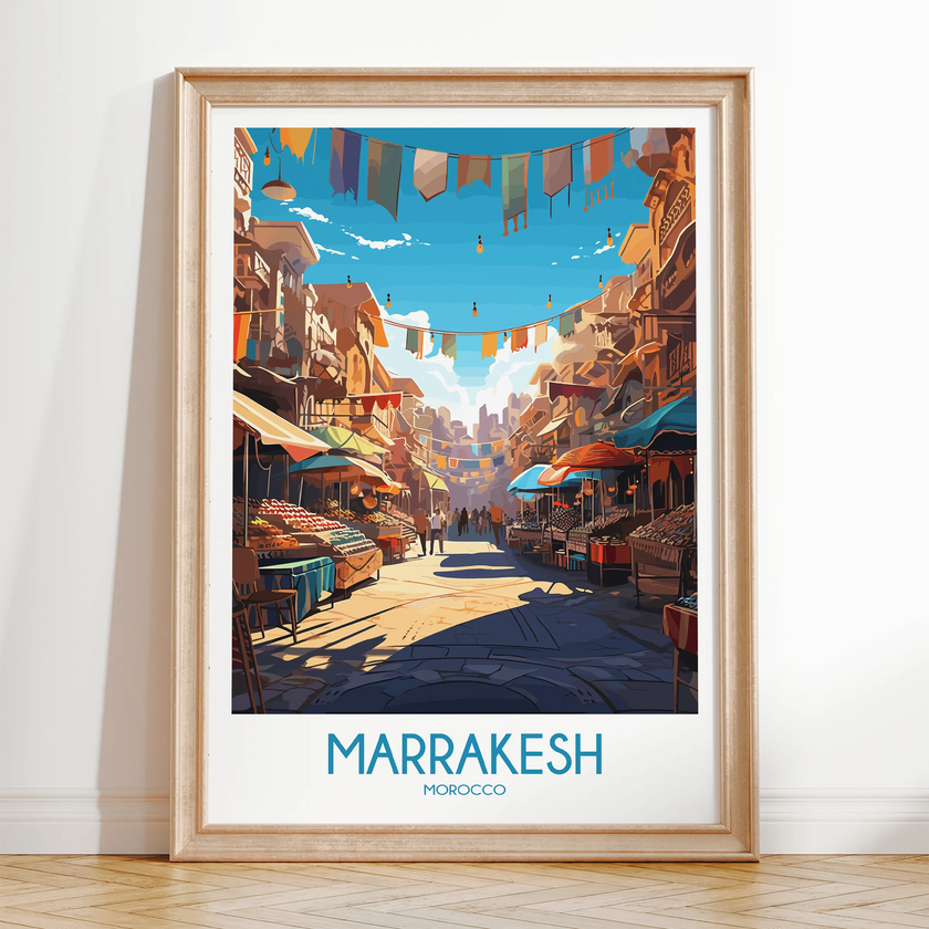 Marrakesh Destination Art Gift