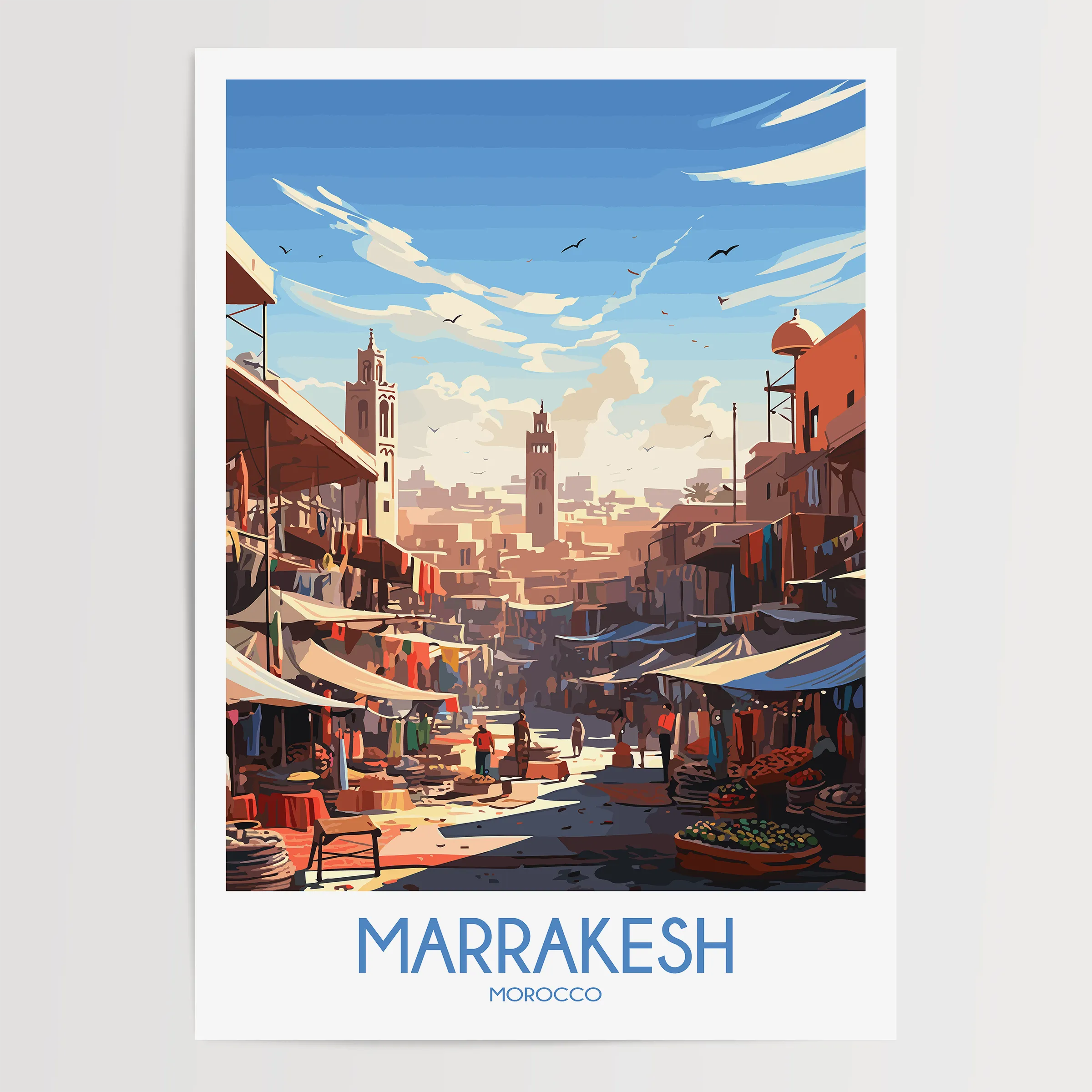 Marrakesh Destination Art Gift