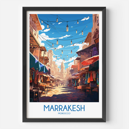 Marrakesh Destination Art Gift
