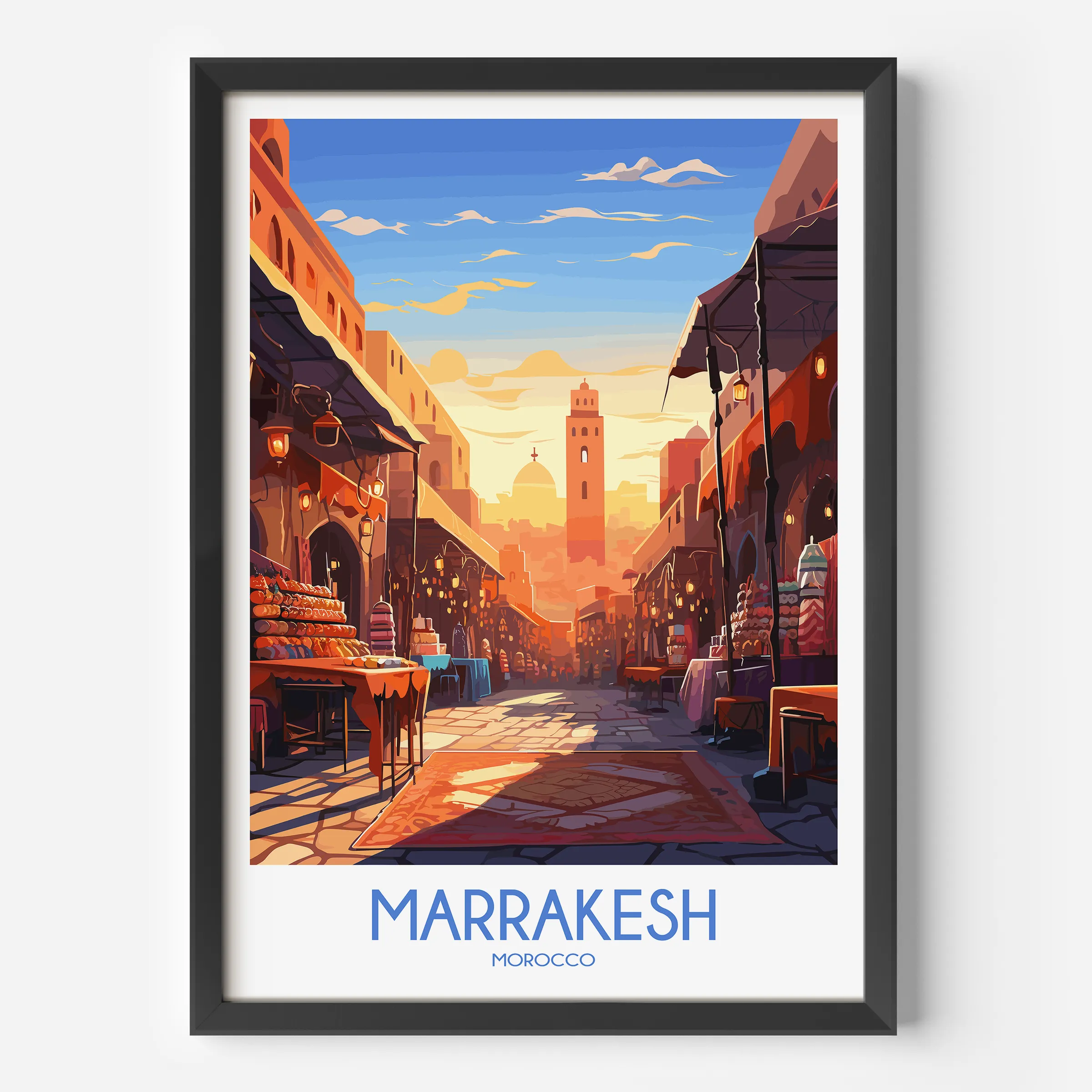 Marrakesh Destination Art Gift