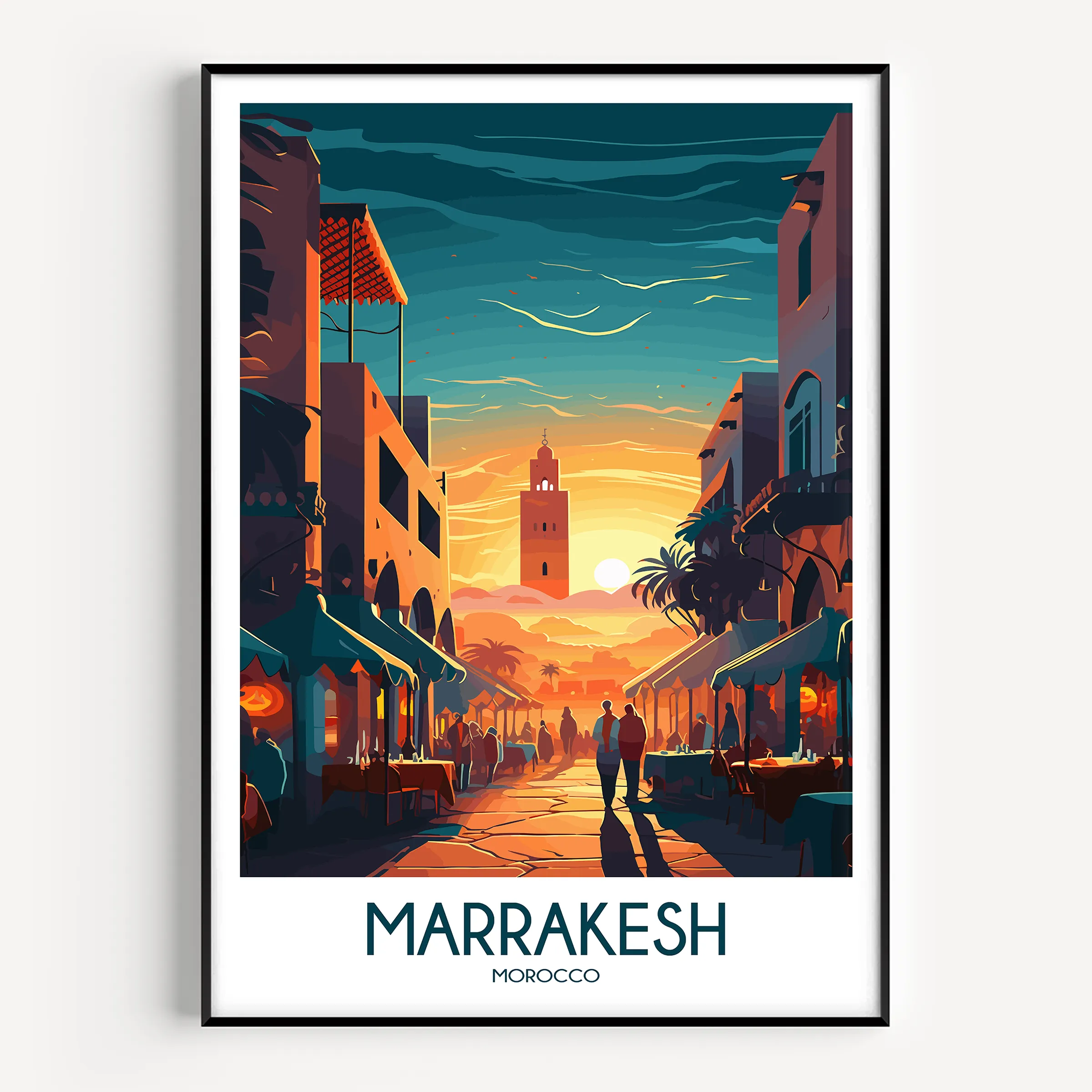 Marrakesh Destination Art Gift