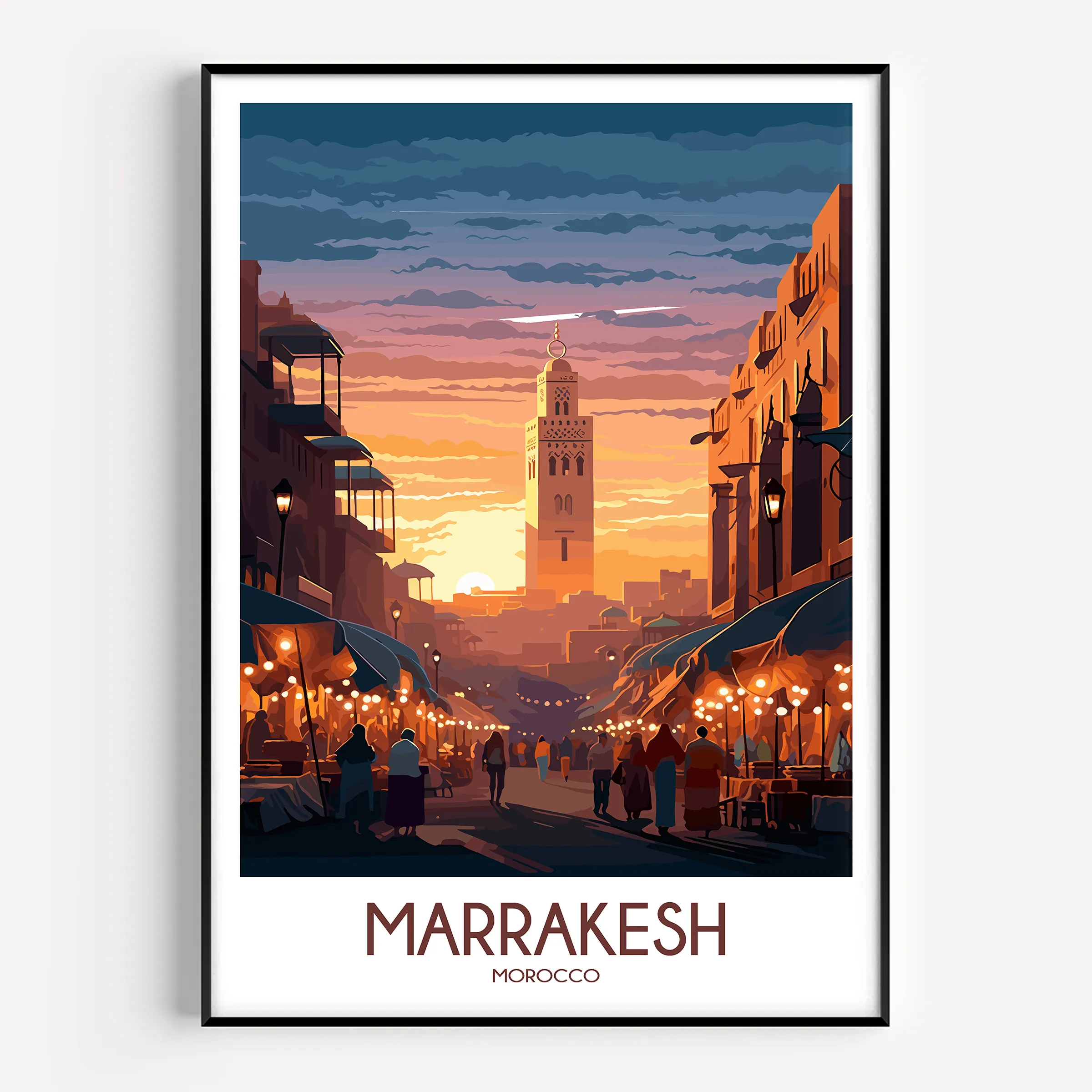 Marrakesh Destination Art Gift