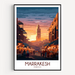 Marrakesh Destination Art Gift