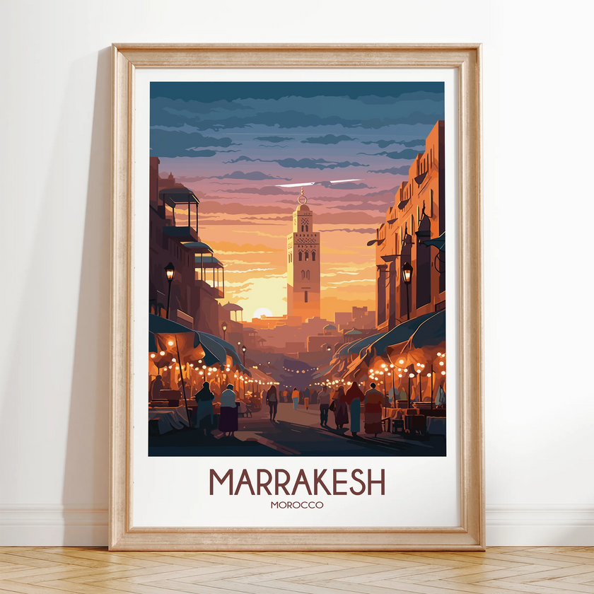 Marrakesh Minimalist Wall Art