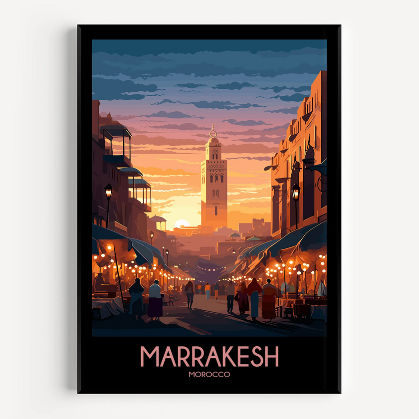 Marrakesh Minimalist Wall Art