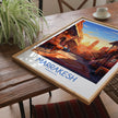 Marrakesh Retro Travel Illustration