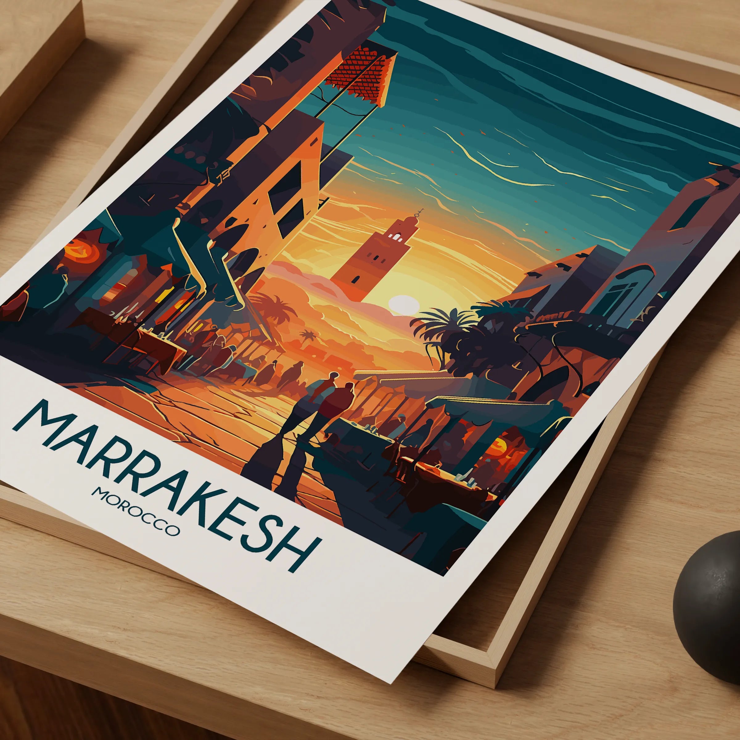 Marrakesh Scenic Landscape Art