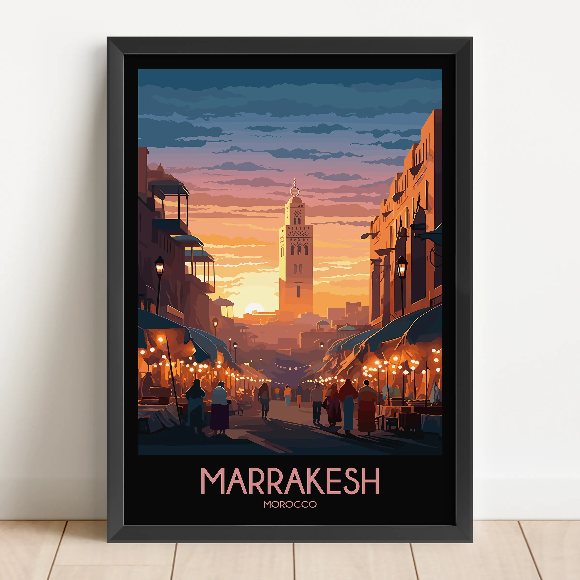 Marrakesh Scenic Landscape Art