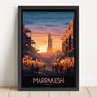 Marrakesh Scenic Landscape Art