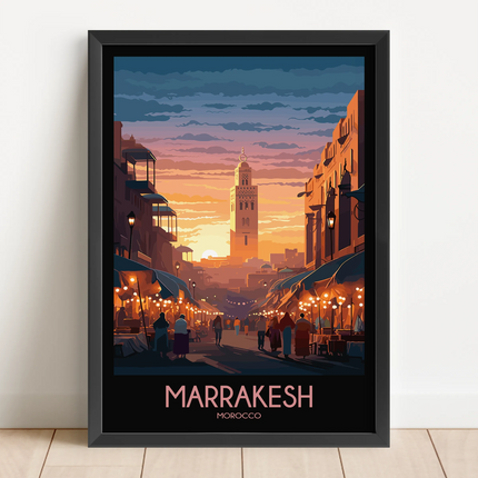 Marrakesh Scenic Landscape Art