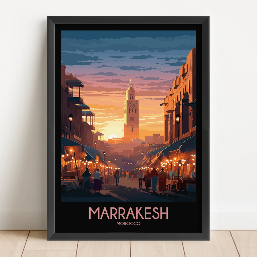 Marrakesh Scenic Landscape Art