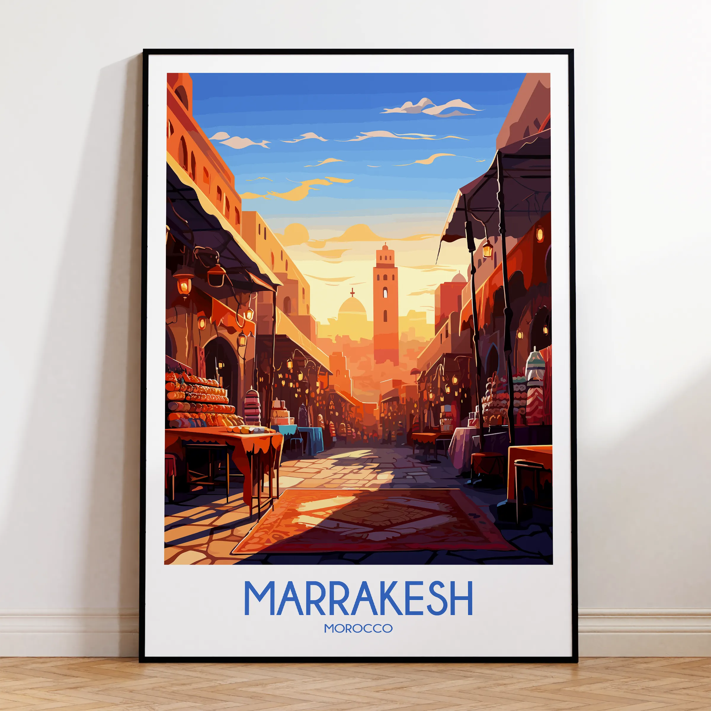 Marrakesh Scenic Landscape Art