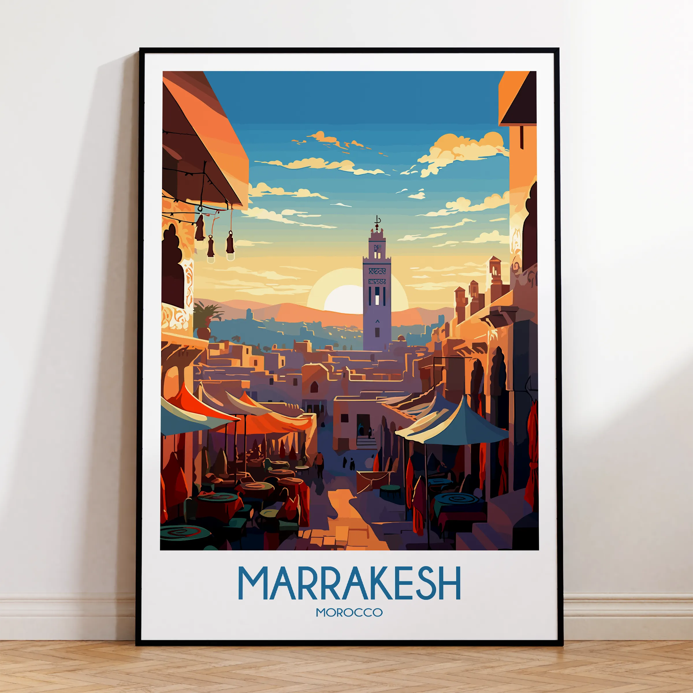 Marrakesh Scenic Landscape Art