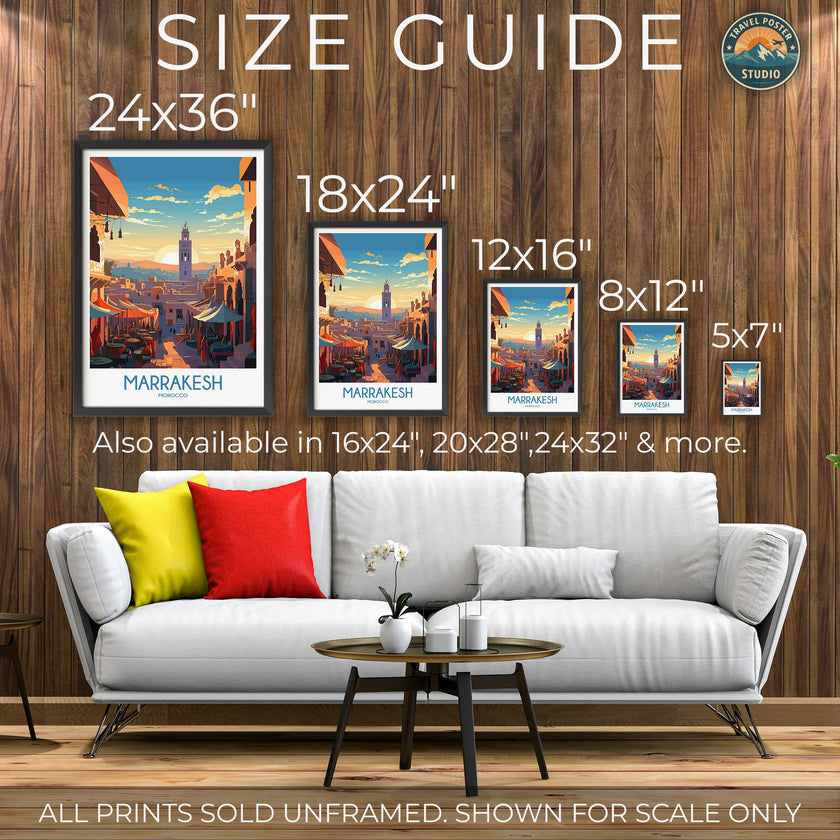 Marrakesh Souvenir Poster Print