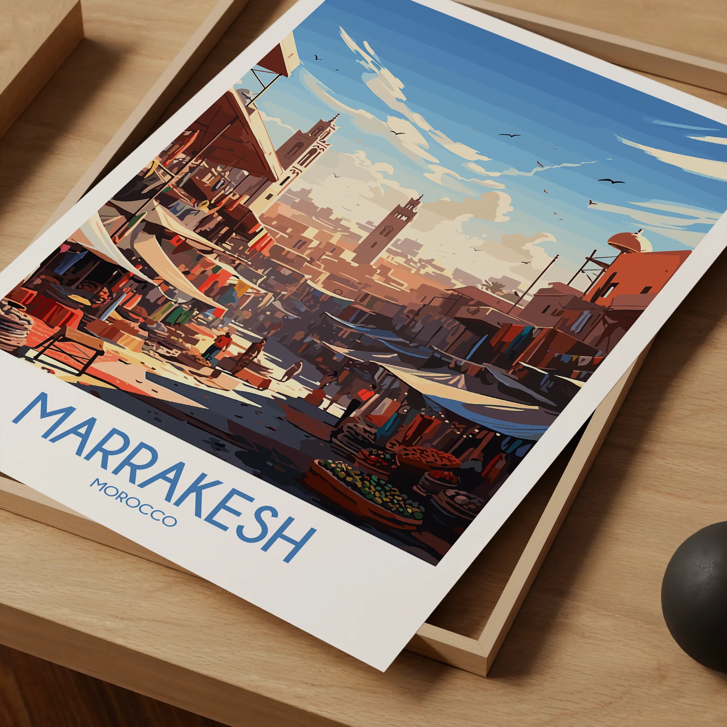 Marrakesh Vintage Style Print