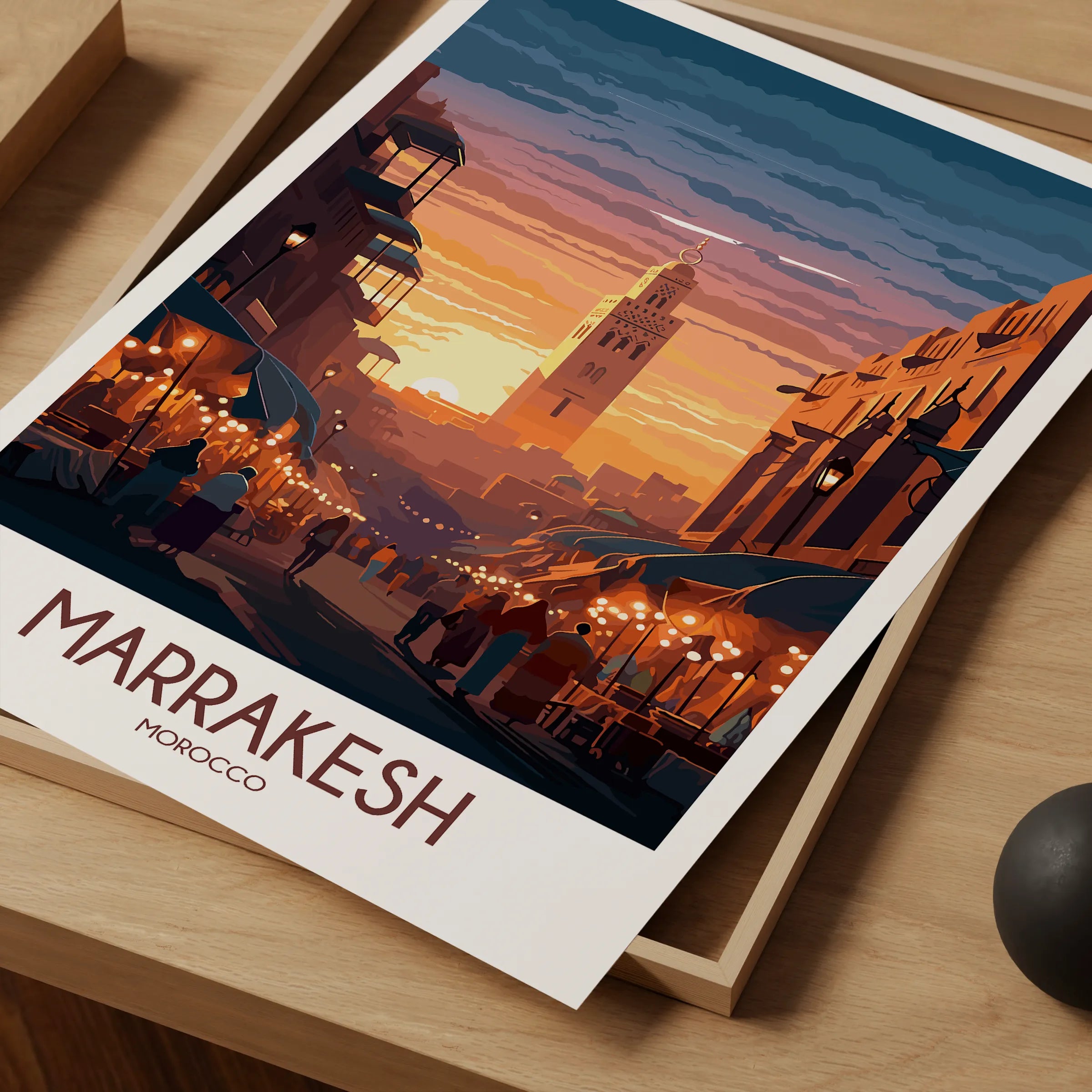 Marrakesh Vintage Style Print