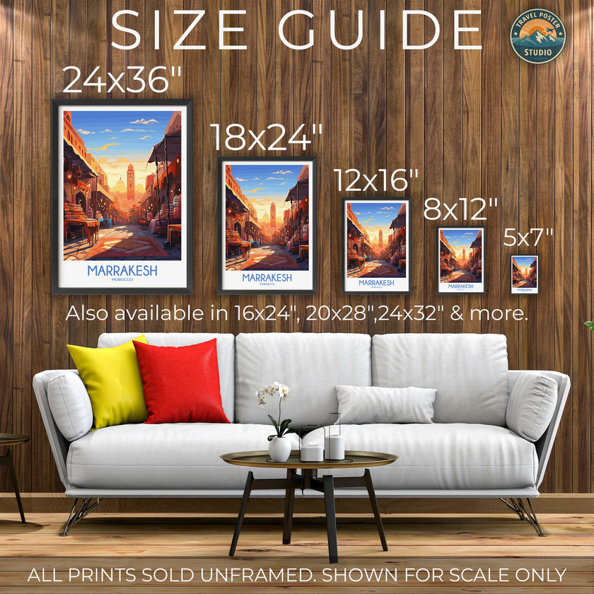 Marrakesh Vintage Style Print