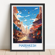 Marrakesh Vintage Style Print