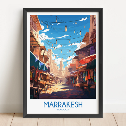 Marrakesh Vintage Style Print