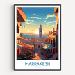 Marrakesh Vintage Style Print