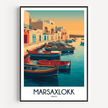 Marsaxlokk Destination Art Gift