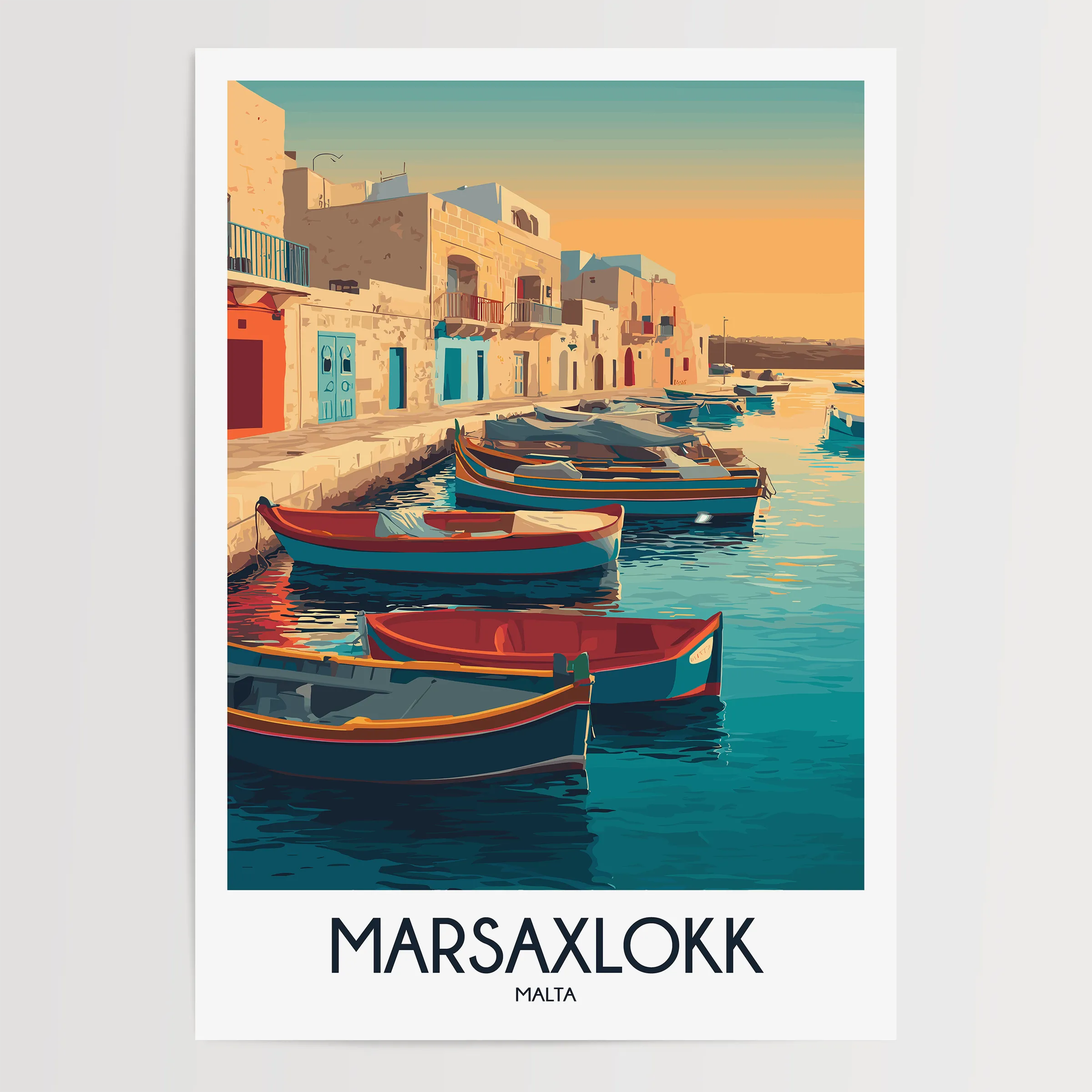Marsaxlokk Gallery Quality Print