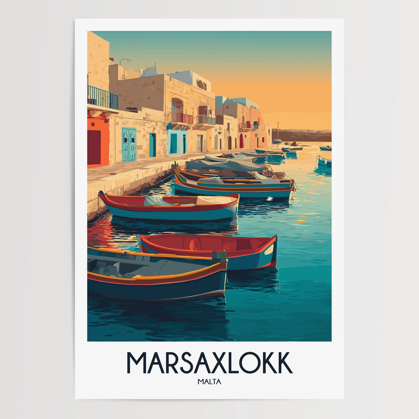 Marsaxlokk Gallery Quality Print