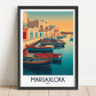 Marsaxlokk Scenic Landscape Art
