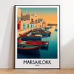 Marsaxlokk Souvenir Poster Print