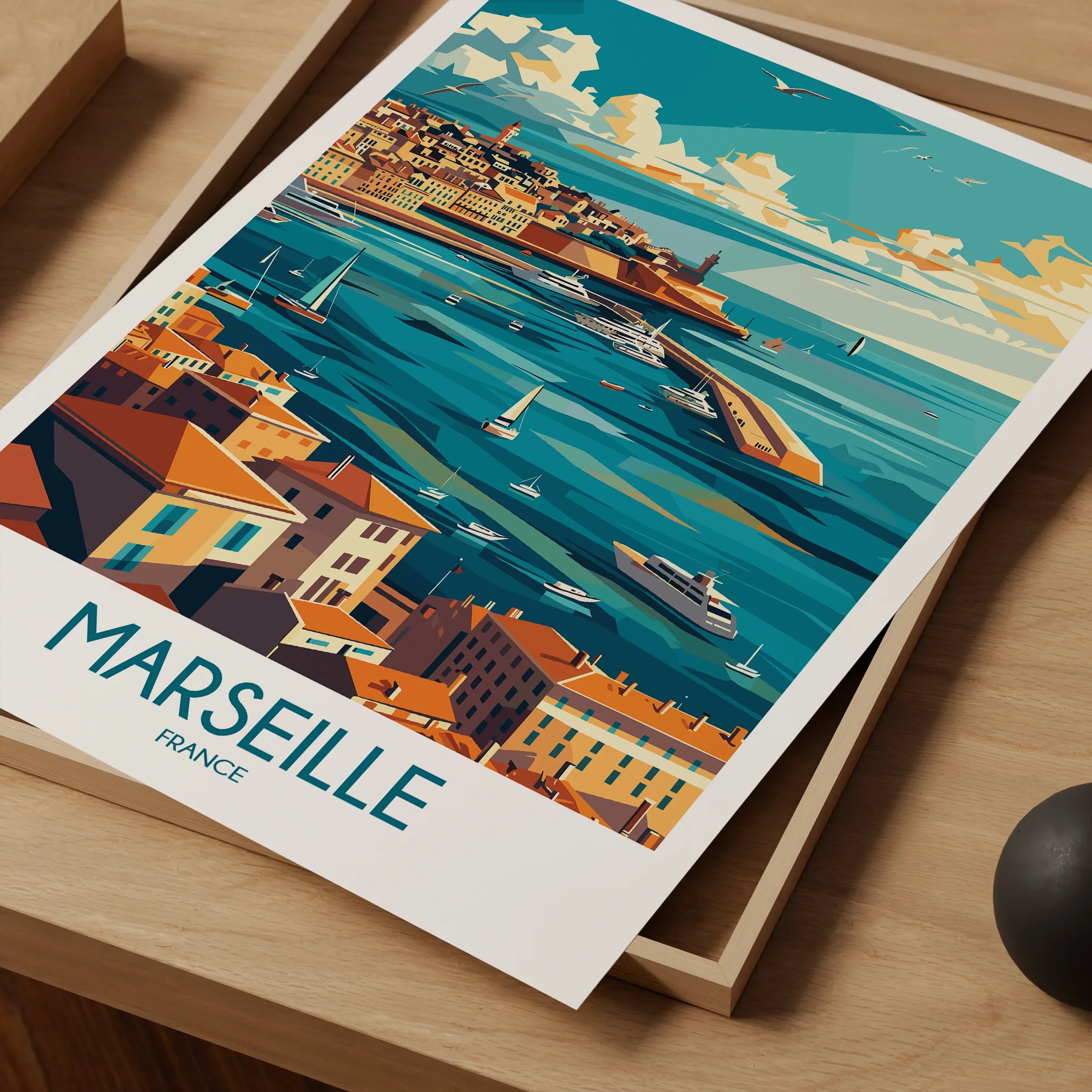 Marseille Destination Art Gift