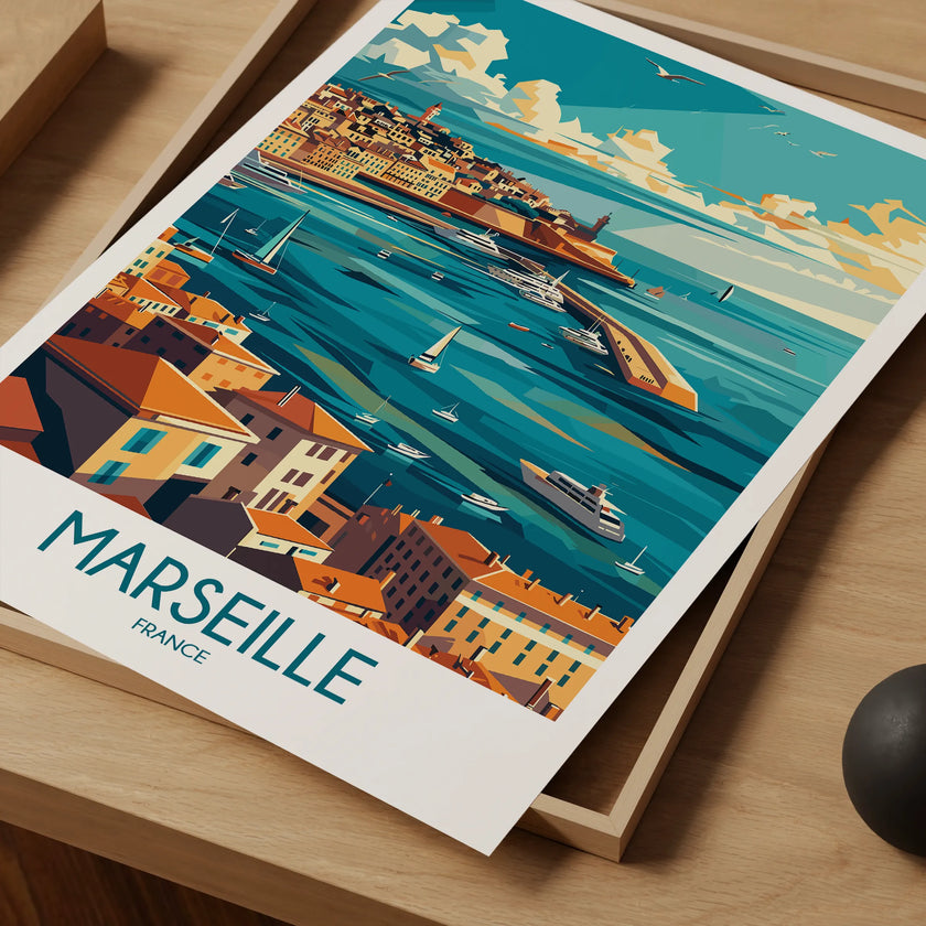 Marseille Destination Art Gift